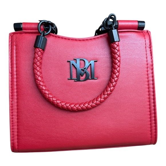 Badgley Mischka Braided handles purse - Picture 3 of 8